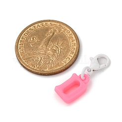 Буква акриловые подвесные украшения&nbsp;HJEW-JM03464