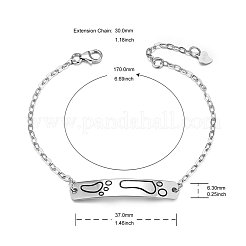 925 браслет из стерлингового серебра с родиевым покрытием JB468A