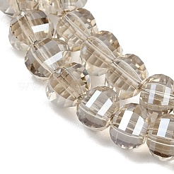 Гальванизируйте прозрачное стекло бисер нитей EGLA-B011-08A-PL03