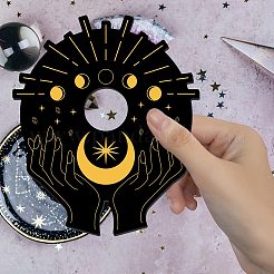 Мини-деревянные подставки для хрустальных шаров DJEW-WH0021-021