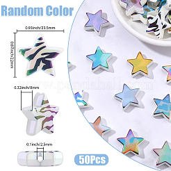 50 Stück regenbogenfarbene&nbsp;OACR-SP0002-13B