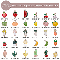 Подвески из эмали и сплава ENAM-BC0001-05