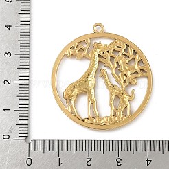 Ciondoli a forma di giraffa in acciaio inossidabile 304&nbsp;STAS-S186-07A-G