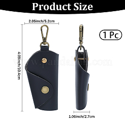 1 шт. винтажные сумки для ключей из искусственной кожи с застежками из сплава&nbsp;ABAG-GL0001-06A