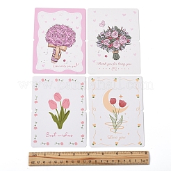 40 лист 4 стиля бумажные приглашения поздравительная открытка AJEW-FS0001-26