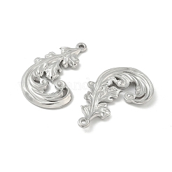 Подвески со стразами из нержавеющей стали 304 STAS-D376-09A-P