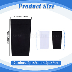 4 шт. двухцветный нейлоновый налокотник&nbsp;AJEW-GF0012-57B