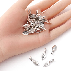 Клеящиеся плоские подушечки из сплава в тибетском стиле для изготовления подвесок TIBEP-YW0001-50