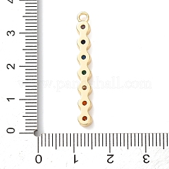Ottone micro spianare pendenti zirconi&nbsp;KK-A295-06C-G