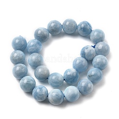 Природные Аквамарин бисер нитей G-D327-C03-8MM-01A