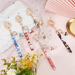 5шт 5 цвета maneki neko счастливый кот фарфоровый кулон брелок FIND-OC0002-39