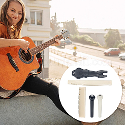 27шт. 5 вида пластиковых штифтов для гитарных струн&nbsp;AJEW-CN0004-46