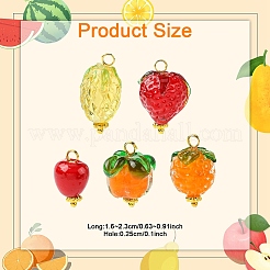 10шт 5 стиля подвески ручной работы лэмпворк&nbsp;PALLOY-YW00049