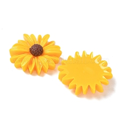 Аксессуары для кабошонов из непрозрачной смолы с плоской задней стенкой&nbsp;LS-RESI-TAC0003-30B-04