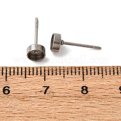 201 фурнитура для сережек-гвоздиков из нержавеющей стали&nbsp;STAS-D379-10A-P