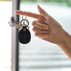 4шт 4 цвета брелок из искусственной кожи pu KEYC-CL0001-06