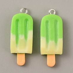 Двухцветные подвески с имитацией еды из смолы&nbsp;RESI-CJC0006-027B