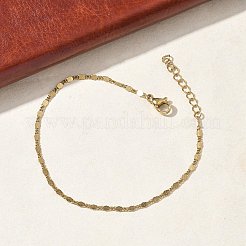 Bracelets à maillons en acier inoxydable 304 pour femmes&nbsp;BJEW-D466-05G