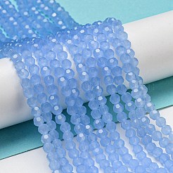 Подставки для стеклянных бусин с имитацией нефрита X-EGLA-A035-J4mm-D03