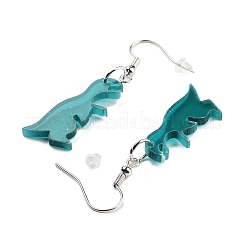 3 set di orecchini pendenti in acrilico con dinosauro estivo&nbsp;EJEW-F336-01B