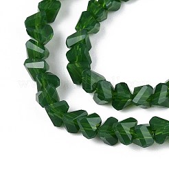 Непрозрачное стекло бисер нитей GLAA-N019-4mm-17