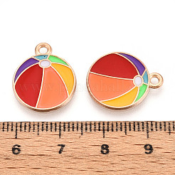 Подвески из сплава и эмали на пляжную тематику&nbsp;ENAM-T022-33E