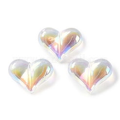 Прозрачные акриловые бусины с УФ-покрытием&nbsp;OACR-S145-07A