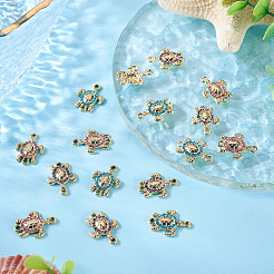 16 шт. подвески-соединители из сплава со стразами&nbsp;ALRI-TA0001-38