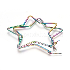 Серьги-кольца из нержавеющей стали 304&nbsp;STAS-D171-06B-M