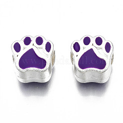 Perline europeo smalto in lega&nbsp;MPDL-T005-003C-RS