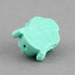 Синтетических коралловых бусин CORA-S003-15mm-02