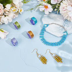 4 рулон 4-х цветных нейлоновых ниток со специальным покрытием для бисера OCOR-PH0006-50A