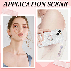 200 шт. светящиеся акриловые бусины в форме конуса&nbsp;SACR-SP0001-25