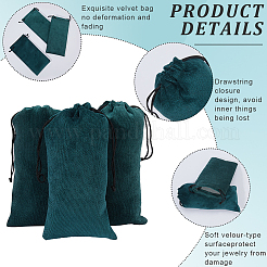 12 шт. бархатный мешочек для хранения очков с завязкой ABAG-BBC0001-16A