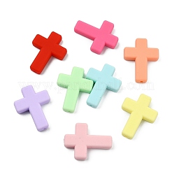 16pcs 8 Farben Silikonperlen&nbsp;SIL-CJ0003-22