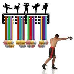 Спортивная тема железная вешалка для медалей настенная стойка для дисплея ODIS-WH0055-171