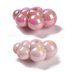 УФ-покрытие непрозрачные радужные переливающиеся акриловые бусины SACR-R001-10A