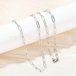 Цепочки-скрепки из нержавеющей стали 304 NJEW-H072-01P