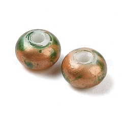 Непрозрачные с напылением стеклянные бусины X1-GLAA-G118-01T