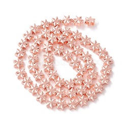 Гальванизировать синтетические немагнитных гематита бусы G-I317-03C