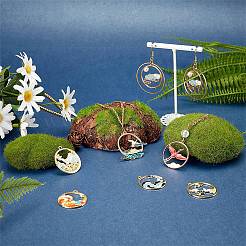 Подвески из экологически чистого сплава&nbsp;RESI-SC0001-49LG-RS