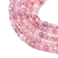 Натуральный сливовый цвет турмалиновый бисер пряди&nbsp;G-C266-A01-2mm