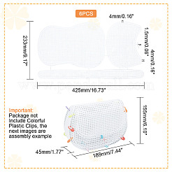 Kunststoff-Mesh-Segeltuch-Beutel-Sets&nbsp;DIY-WH0185-33