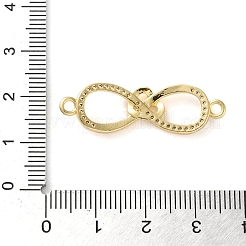 Стойка покрытие латунь микропаве кубический цирконий бесконечность соединительные подвески&nbsp;KK-C084-23A-G