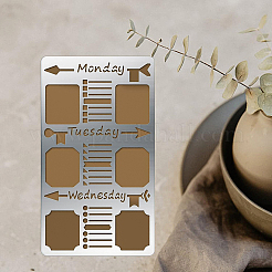 4шт 4 трафарета для резки из нержавеющей стали 304 DIY-BC0003-57