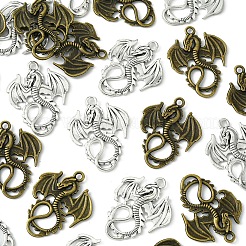 30 шт. 2 цвета подвески из сплава в тибетском стиле TIBEP-FS0001-17