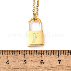 Ожерелья с подвесками из нержавеющей стали 304 Rolo NJEW-S444-01G-06