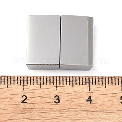 Fermoirs magnétiques en acier inoxydable 304 résistant au ternissement avec emembouts collées&nbsp;STAS-G163-60P-01