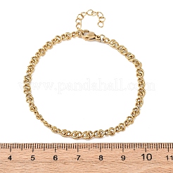 Браслеты-цепочки из нержавеющей стали 304&nbsp;BJEW-P376-03G