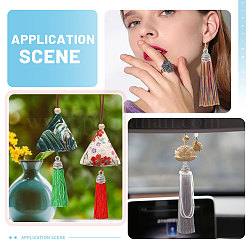 100 шт. наконечники для шнура из сплава в тибетском стиле&nbsp;TIBEP-CA0010-23